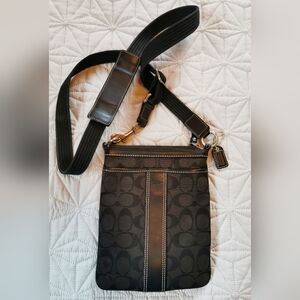 Coach Black Signature Crossbody Bag